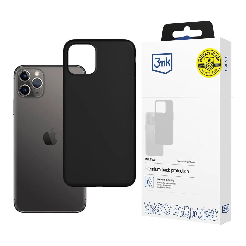 3mk Matt Case for iPhone 11 Pro Max - blackeng