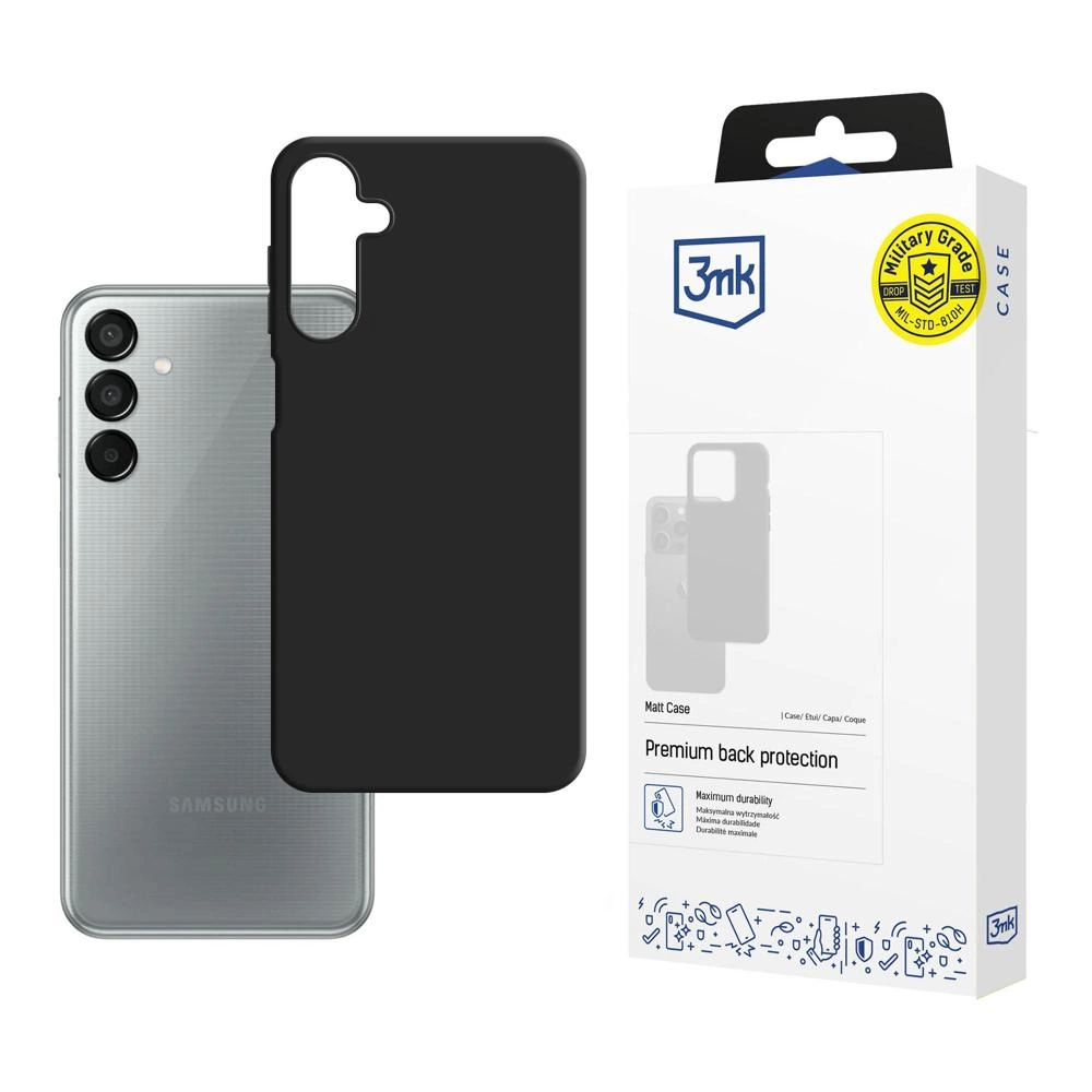 3mk Matt Case for Samsung Galaxy M15 5G - blackeng
