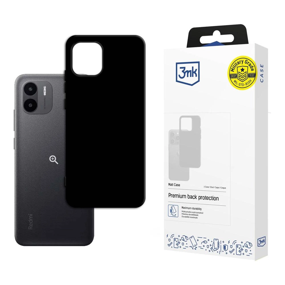 3mk Matt Case for Xiaomi Redmi A2 - Blackeng