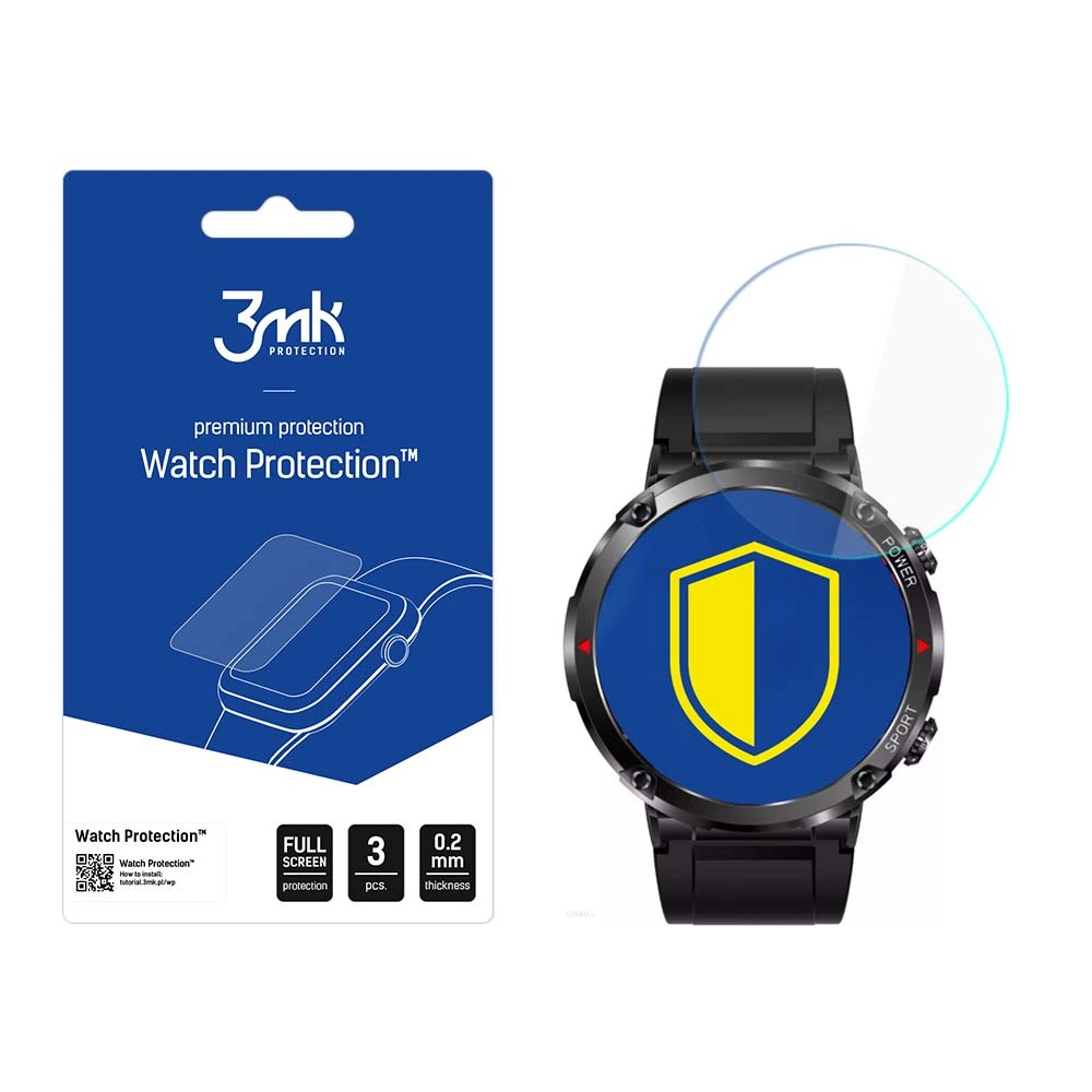 3mk Watch Protection™ v. FlexibleGlass hybrid glass on Rubicon RNCE96eng