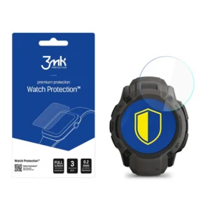 3mk Watch Protection™ v. FlexibleGlass hybrid glass on Garmin Instinct 2Xeng