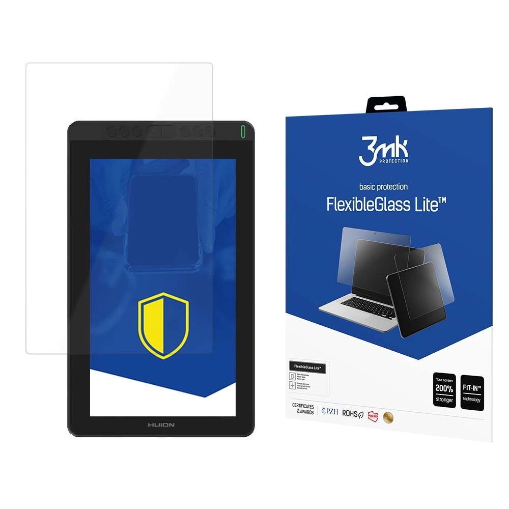 3mk FlexibleGlass Lite™ hybrid glass on Huion Kamvas 13eng