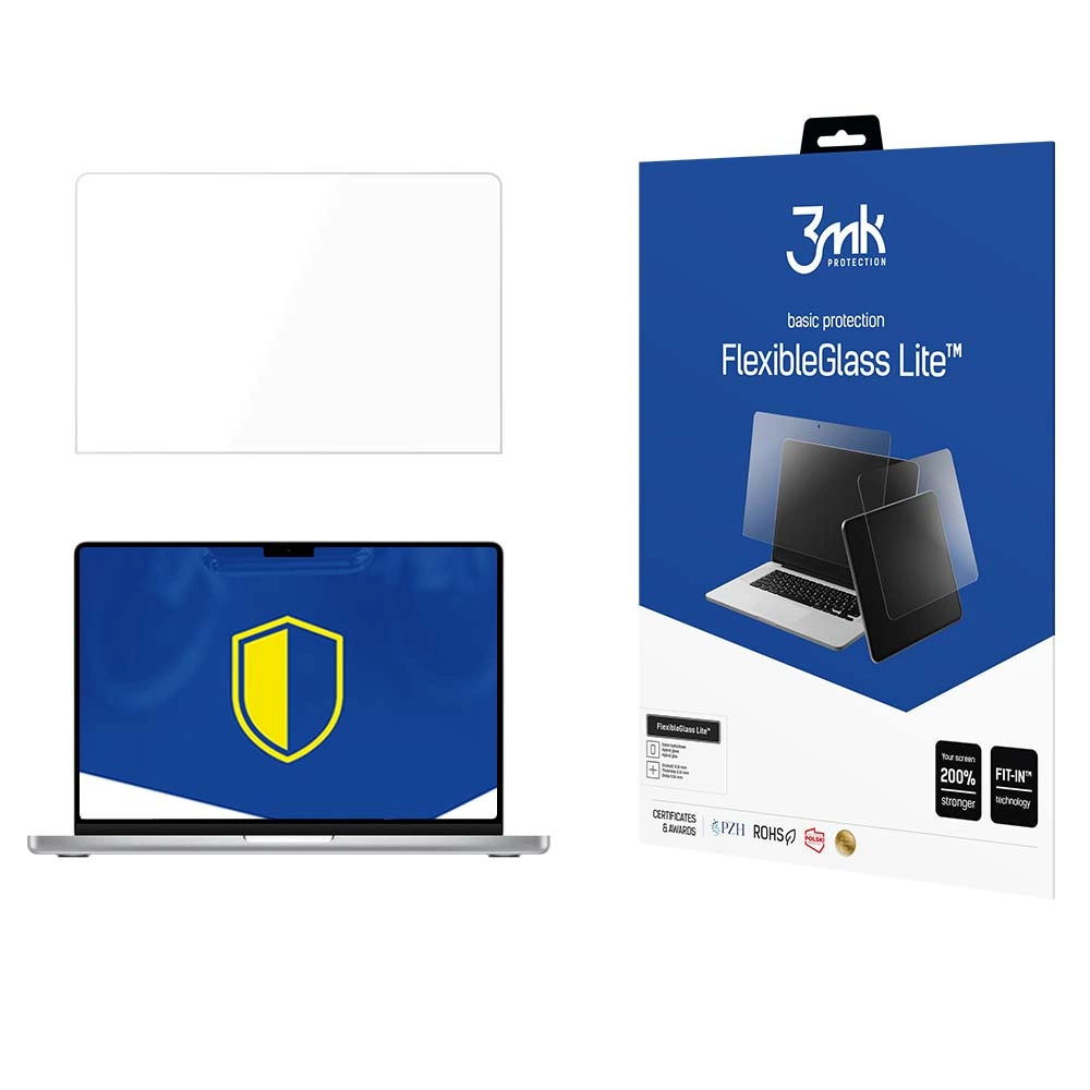 Tempered glass 3mk FlexibleGlass Lite for MacBook Pro 14" M1/M2/M3eng