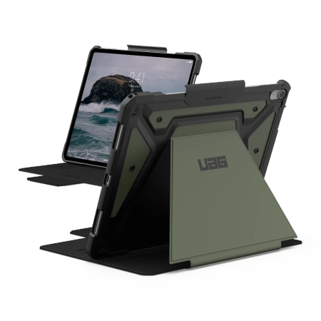 175704_2 UAG Metropolis SE Case with Stand and Apple Pencil Holder for iPad Air 13" 2024 - Greeneng