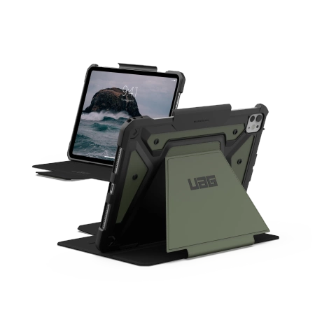 175706_2 UAG Metropolis SE Case with Stand and Apple Pencil Holder for iPad Pro 11" 2024 - Greeneng