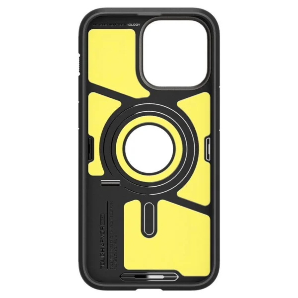 Spigen Tough Armor MagSafe case with stand for iPhone 15 Pro Max - browneng
