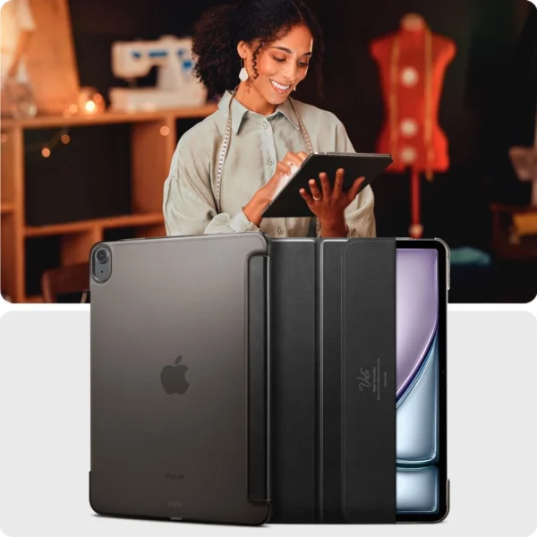Spigen Smart Fold Case for iPad Air 13" 2024 - Blackeng