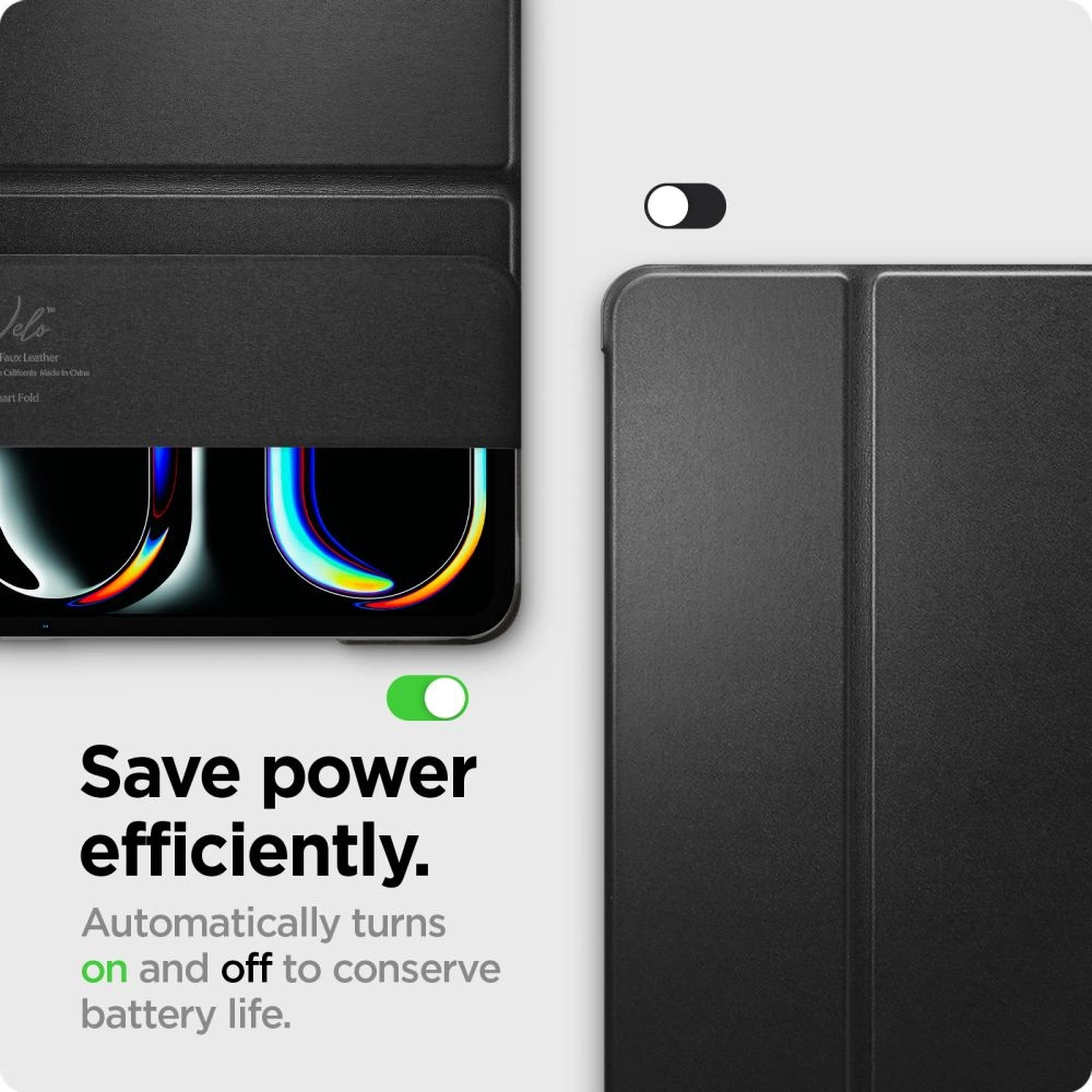 Spigen Smart Fold iPad Pro 11" 2024 Case - Blackeng