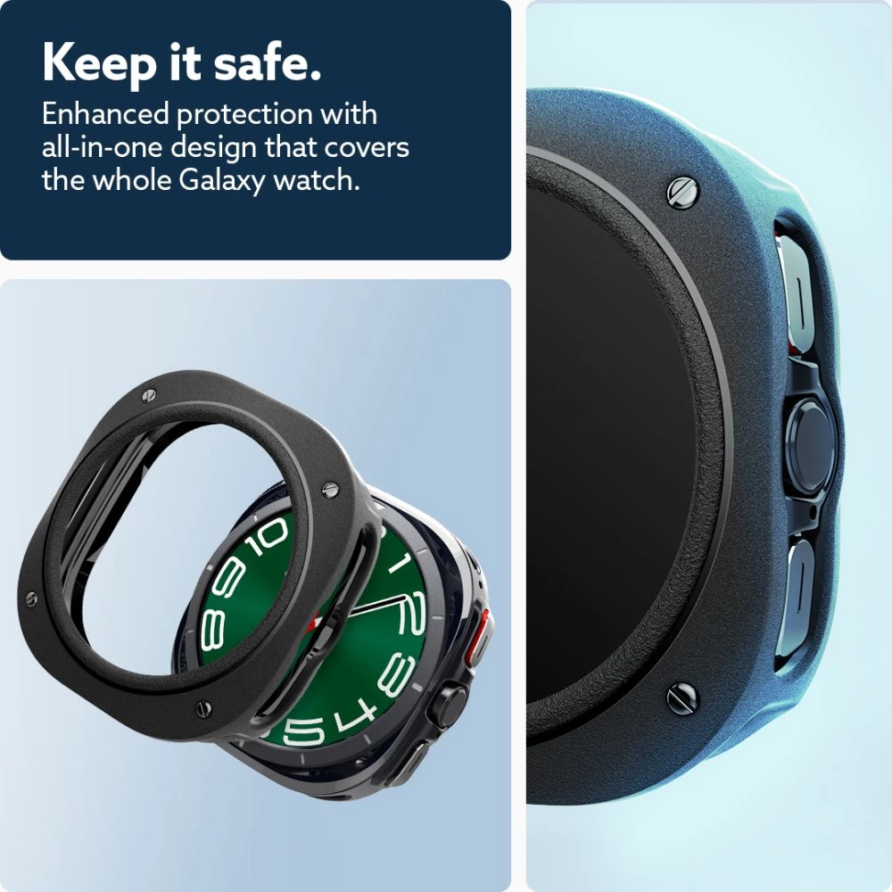 Caseology Vault Case for Samsung Galaxy Watch Ultra (47mm) - Matte Blackeng