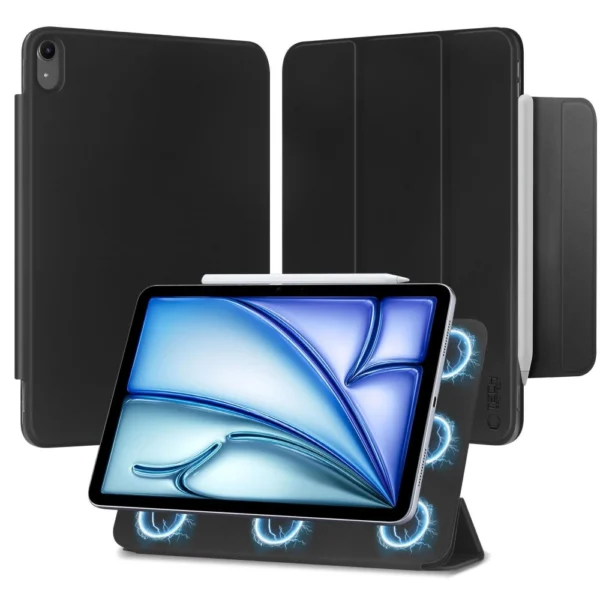 Tech-Protect SmartCase Magnetic case for iPad Air 10.9" 2020-2022 / iPad Air 11" 2024 (6th gen.) / iPad Air 11" 2025 (7th gen.) - blackeng