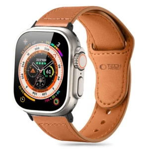 Tech-Protect Naturalfit Strap for Apple Watch 4 / 5 / 6 / 7 / 8 / 9 / SE (38 / 40 / 41 mm) - Browneng