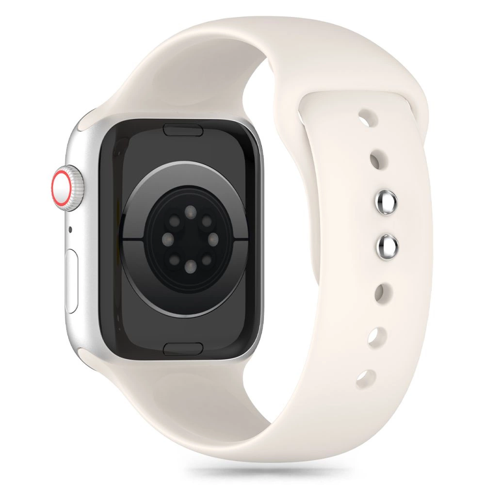 Tech-Protect Silicone Strap for Apple Watch 4 / 5 / 6 / 7 / 8 / 9 / SE (38 / 40 / 41 mm) - Beigeeng