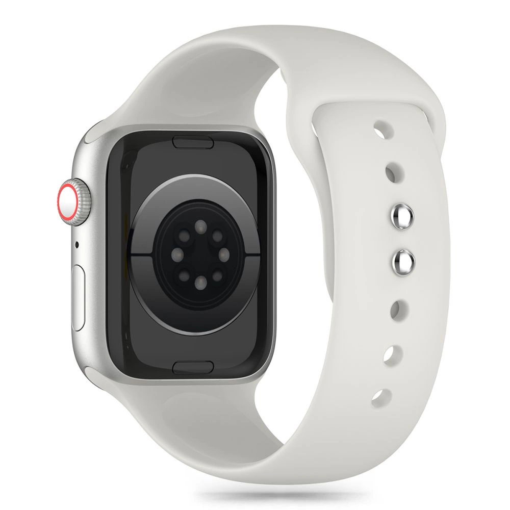 Tech-Protect Silicone Strap for Apple Watch 4/5/6/7/8/9/SE/Ultra 1/2 (42/44/45/49mm) - Light Grayeng