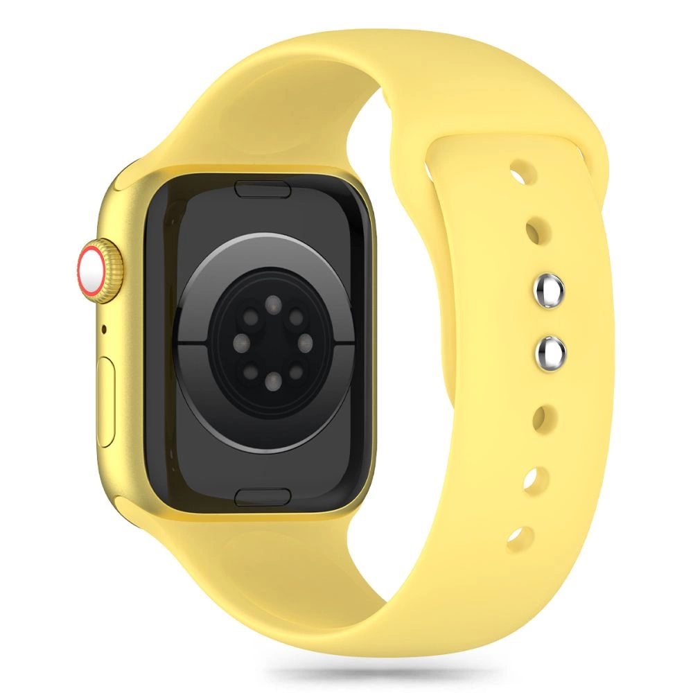 Tech-Protect Silicone Strap for Apple Watch 4 / 5 / 6 / 7 / 8 / 9 / SE / Ultra 1 / 2 (42 / 44 / 45 / 49 mm) - Yelloweng