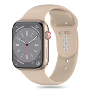 Tech-Protect Silicone Strap for Apple Watch 4 / 5 / 6 / 7 / 8 / 9 / SE / Ultra 1 / 2 (42 / 44 / 45 / 49 mm) - Browneng