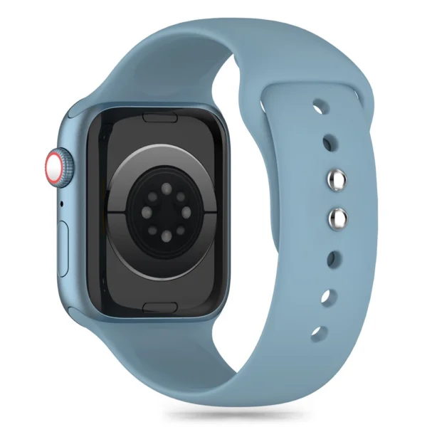 Tech-Protect Silicone Strap for Apple Watch 4 / 5 / 6 / 7 / 8 / 9 / SE / Ultra 1 / 2 (42 / 44 / 45 / 49 mm) - Blueeng