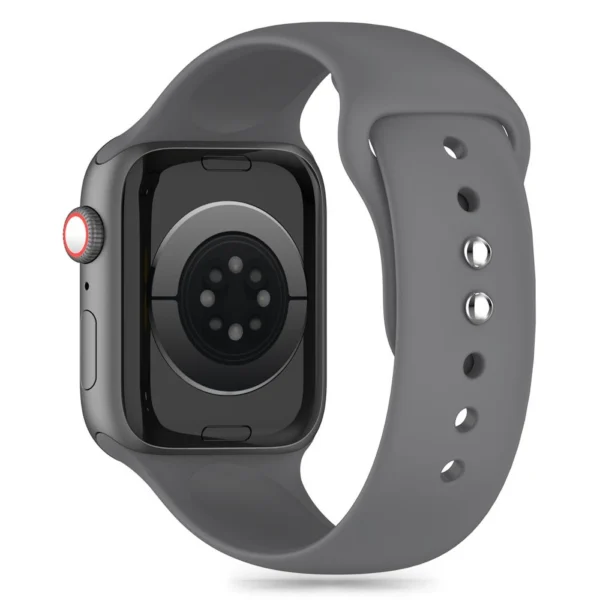 Tech-Protect Silicone Strap for Apple Watch 4 / 5 / 6 / 7 / 8 / 9 / SE / Ultra 1 / 2 (42 / 44 / 45 / 49 mm) - Grayeng