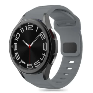 Tech-Protect Silicone Line Strap for Samsung Galaxy Watch 4 / 5 / 5 Pro / 6 / 7 / FE - Grayeng