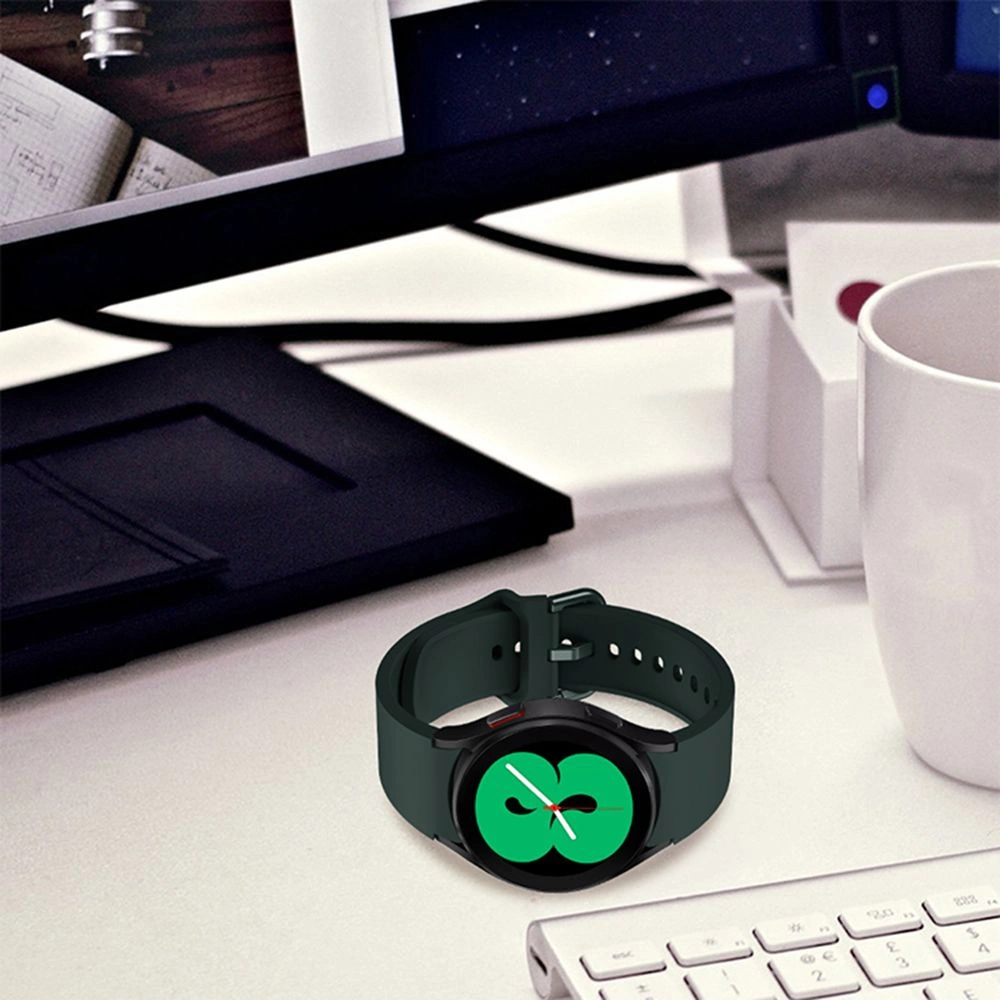 Tech-Protect Silicone Strap for Samsung Galaxy Watch 4 / 5 / 5 Pro / 6 / 7 / FE - Greeneng