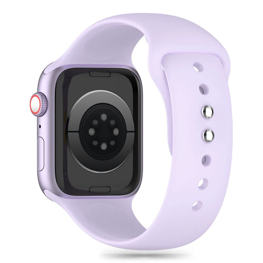 Tech-Protect Silicone Strap for Apple Watch 4 / 5 / 6 / 7 / 8 / 9 / SE / Ultra 1 / 2 (42 / 44 / 45 / 49 mm) - Purpleeng