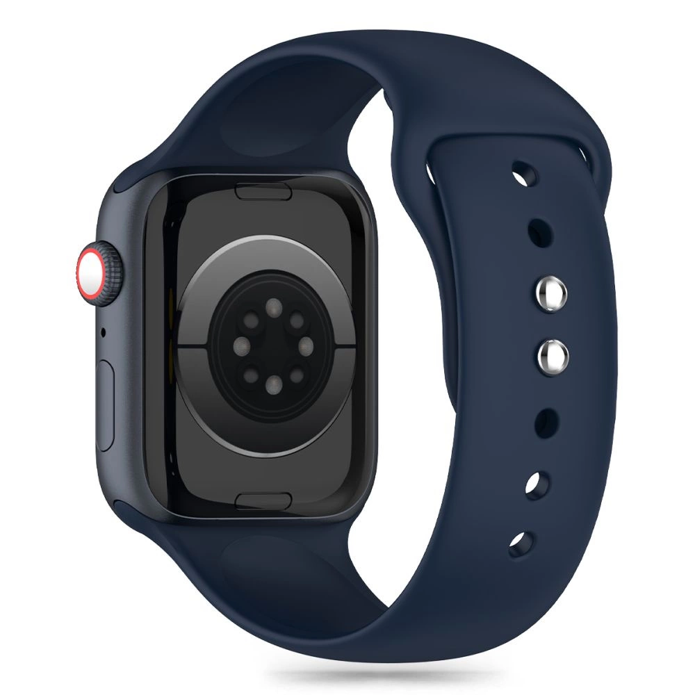 Tech-Protect Silicone Strap for Apple Watch 4 / 5 / 6 / 7 / 8 / 9 / SE / Ultra 1 / 2 (42 / 44 / 45 / 49 mm) - Blueeng