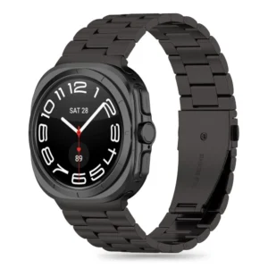 Tech-Protect Stainless Bracelet for Samsung Galaxy Watch Ultra (47mm) - Blackeng