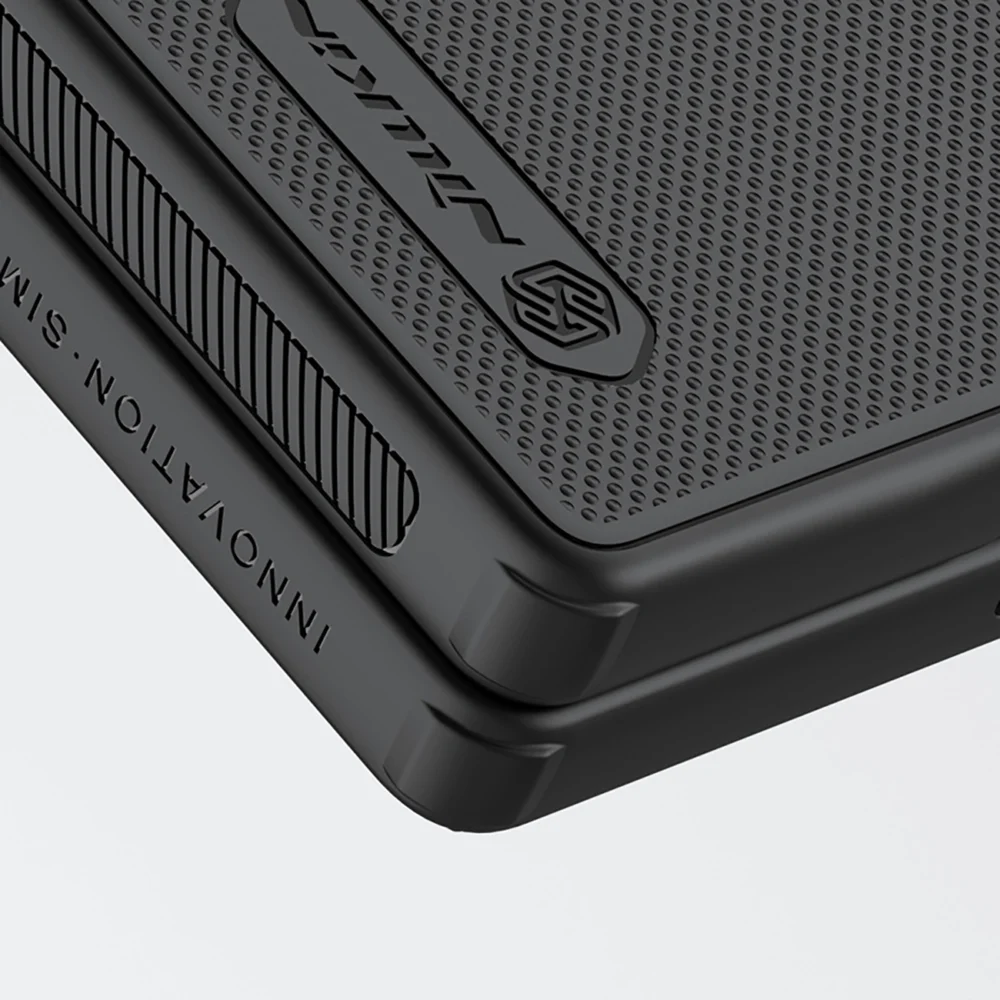 Nillkin Super Frosted Shield Fold Magnetic Case for Samsung Galaxy Z Fold 6 5G with stylus holder and magnetic module - blackeng