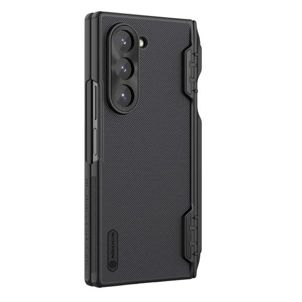 Nillkin Super Frosted Shield Fold Magnetic Case for Samsung Galaxy Z Fold 6 5G with stylus holder and magnetic module - blackeng