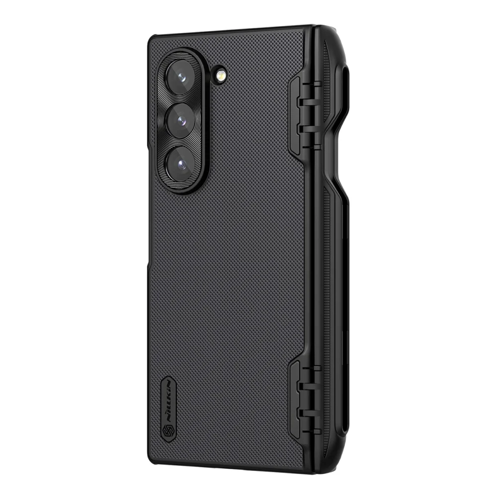 Nillkin Super Frosted Shield Fold Magnetic Case for Samsung Galaxy Z Fold 6 5G with stylus holder and magnetic module - blackeng