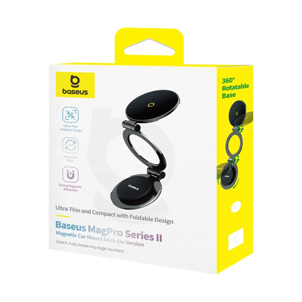 Baseus BS-CW06 MagPro II Phone Holder with MagSafe for Dashboard - Blackeng