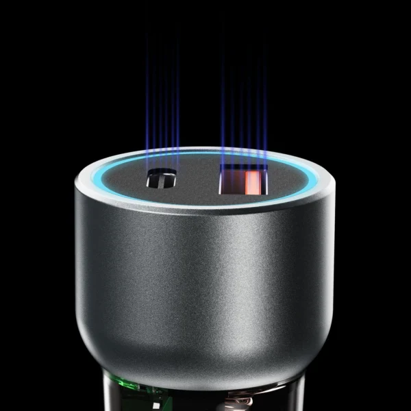 Dudao R4T 30W USB-A / USB-C Car Charger - Grayeng