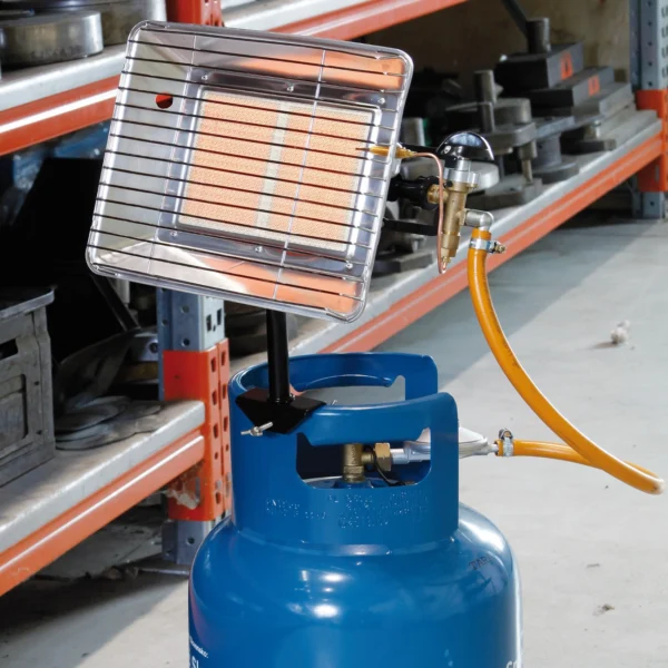 BRI radiant heater for PB LPG gas cylindereng