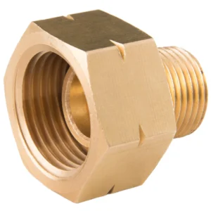 Reduction adapter from a gas cylinder 21.8mm L - 3/8" Leng