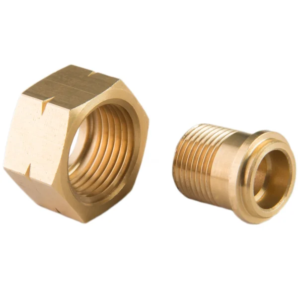 Reduction adapter from a gas cylinder 21.8mm L - 3/8" Leng
