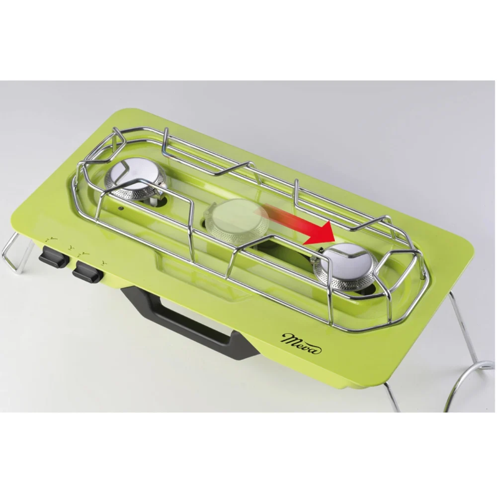 MOVE camping stove 2 burners for gas cartridges + adjustable burner 4.6kWeng