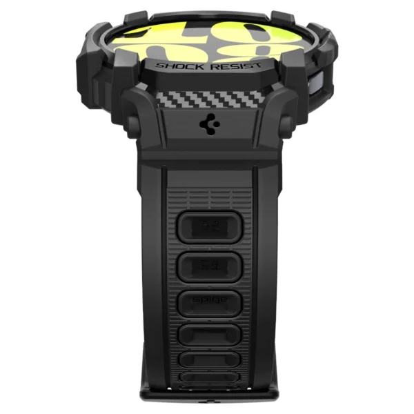 Spigen Rugged Armor Pro Case with Strap for Samsung Galaxy Watch 7 (44mm) - Blackeng