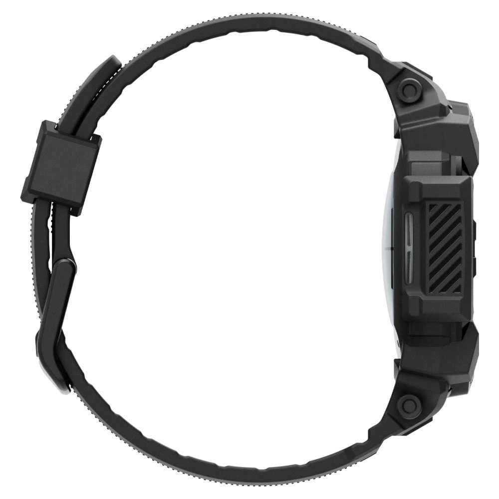 Spigen Rugged Armor Pro Case with Strap for Samsung Galaxy Watch 7 (44mm) - Blackeng