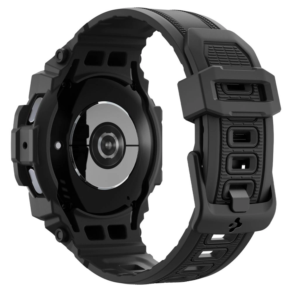 Spigen Rugged Armor Pro Case with Strap for Samsung Galaxy Watch 7 (44mm) - Blackeng