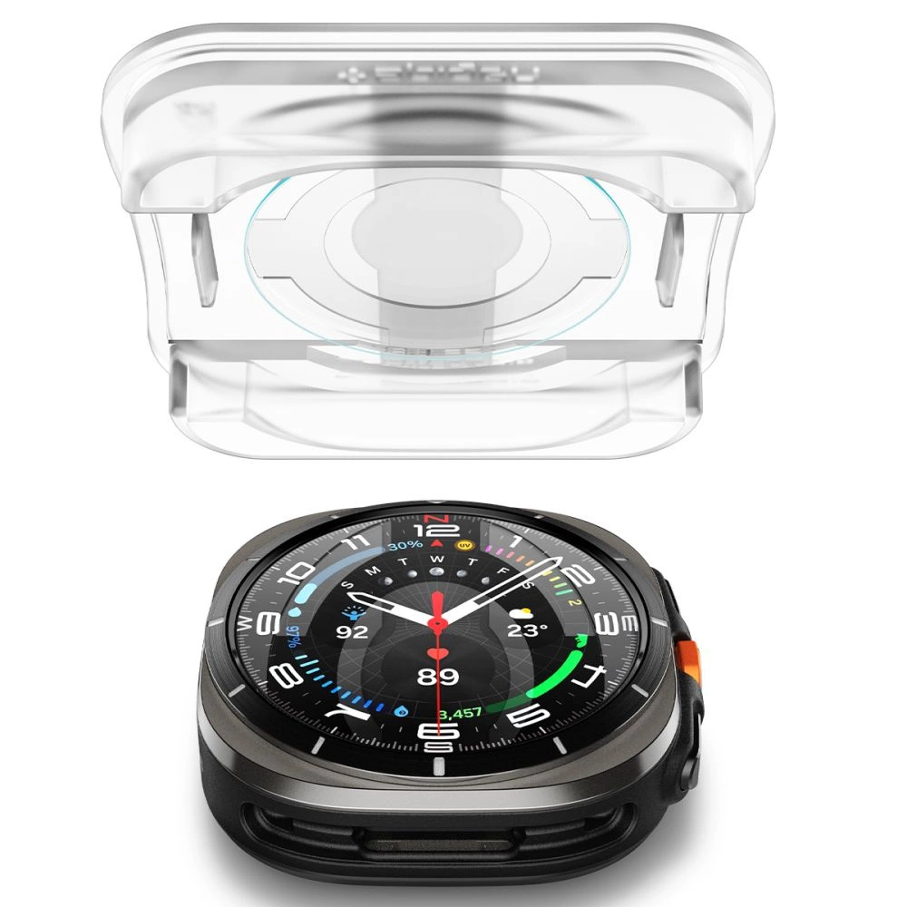 Spigen Glas.TR EZ Fit Tempered Glass for Samsung Galaxy Watch Ultra (47mm) - Clear (2-pack)eng