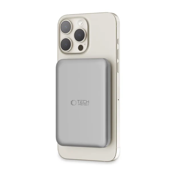 Tech-Protect PB10 LifeMag MagSafe 5000 mAh powerbank - titaniumeng