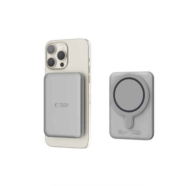Tech-Protect PB10 LifeMag MagSafe 5000 mAh powerbank - titaniumeng