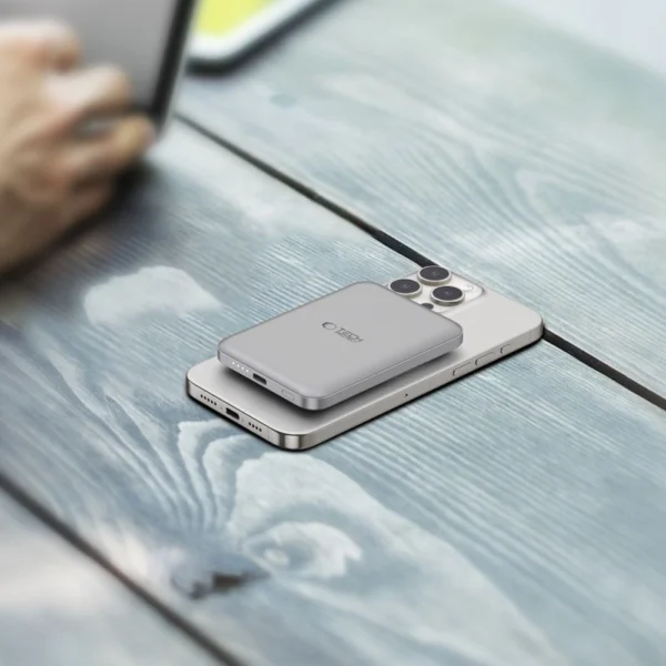 Tech-Protect PB10 LifeMag MagSafe 5000 mAh powerbank - titaniumeng