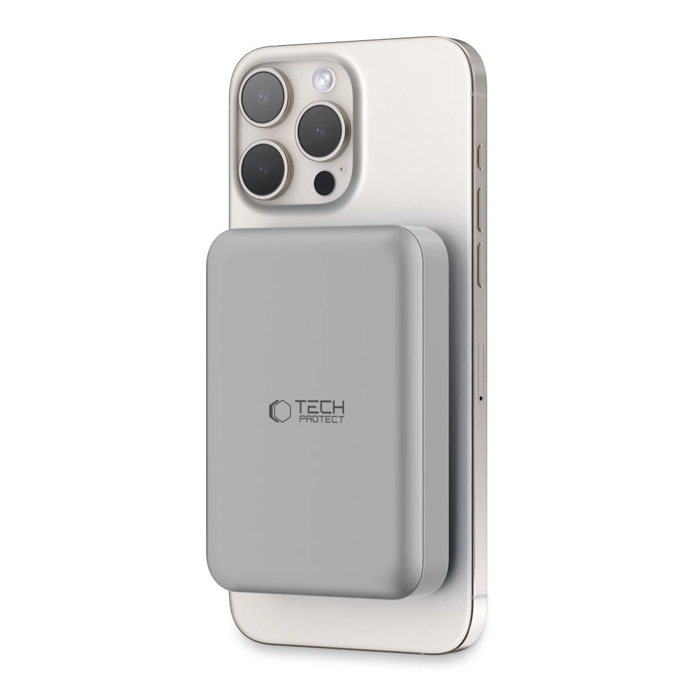 Powerbank Tech-Protect PB11 LifeMag MagSafe 10000 mAh - titaniumeng
