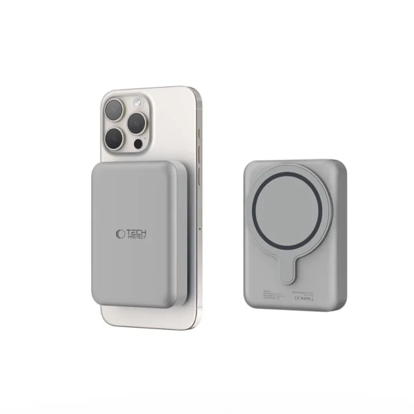 Powerbank Tech-Protect PB11 LifeMag MagSafe 10000 mAh - titaniumeng