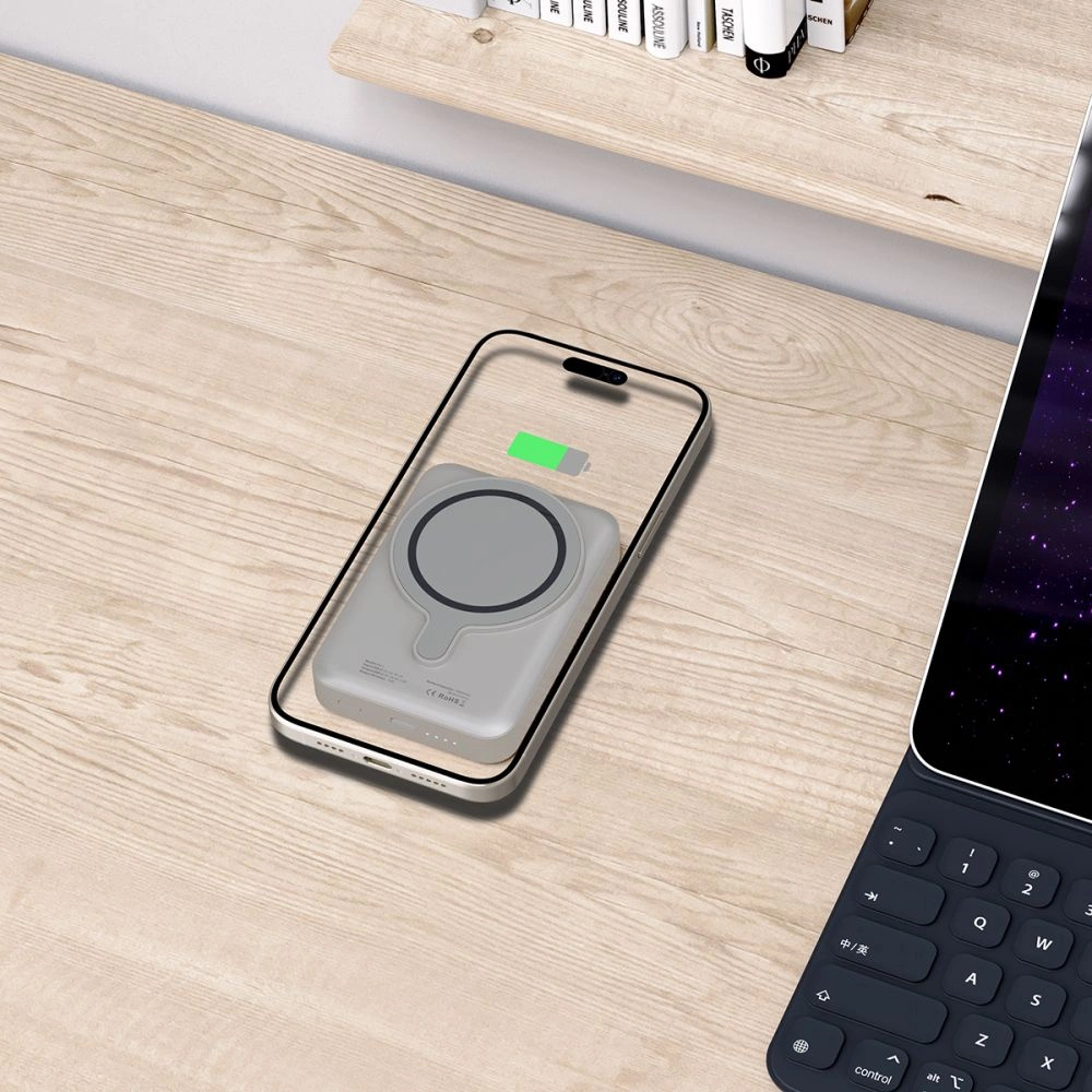 Powerbank Tech-Protect PB11 LifeMag MagSafe 10000 mAh - titaniumeng