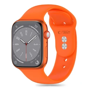 Tech-Protect Silicone Strap for Apple Watch 4 / 5 / 6 / 7 / 8 / 9 / SE (38 / 40 / 41 mm) - Orangeeng