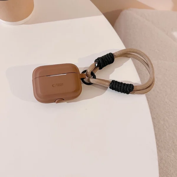 Tech-Protect Silicone Rope Case for Apple AirPods Pro 1 / 2 - Browneng
