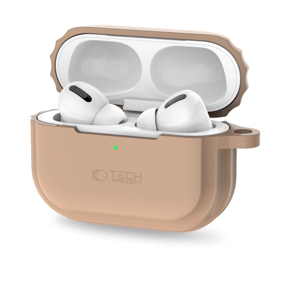 Tech-Protect Silicone Rope Case for Apple AirPods Pro 1/2 - Light Browneng