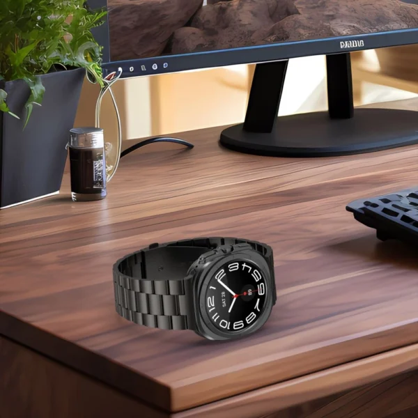 Tech-Protect Stainless strap for Samsung Galaxy Watch Ultra (47 mm) - titaniumeng