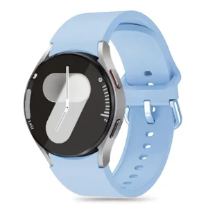 Tech-Protect Silicone Strap for Samsung Galaxy Watch 4 / 5 / 5 Pro / 6 / 7 / FE - Blueeng